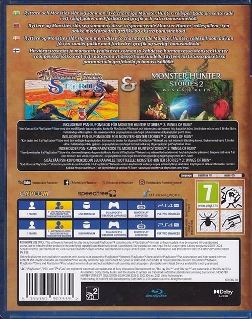 Monster Hunter Stories Collection - PS4 (B Grade) (Genbrug)